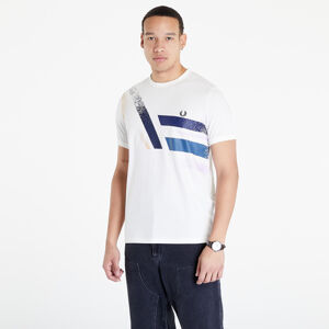 FRED PERRY Abstract Graphic T-Shirt White