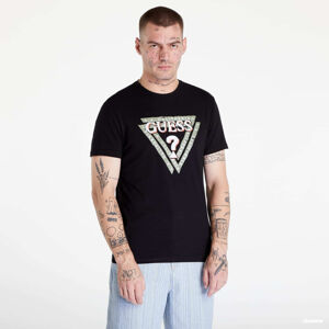 GUESS Triangle Logo T-shirt Black