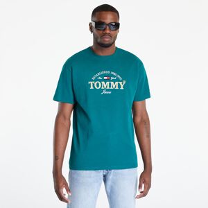 TOMMY JEANS Clasic Modern Prep T-Shirt Tyrkysové