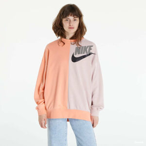 Nike Sportwear Oversized Fleece Dance Sweatshirt Orange/ Beige