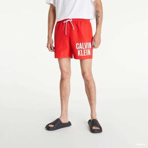 Calvin Klein Medium Drawstring Swim Shorts Intense Power Red