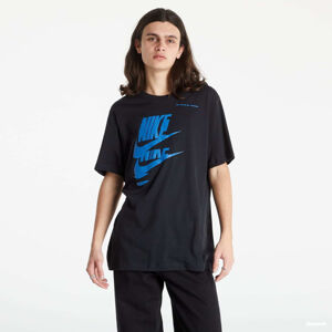 Nike NSW Essential + Sport 1 Short Sleeve Tee Black/ Dark Marina Blue