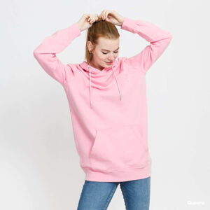 GUESS W Oversize Fit Hoodie Sweatshirt Pink