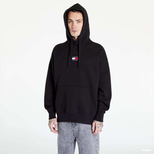 TOMMY JEANS M Tommy Badge Hoody Black