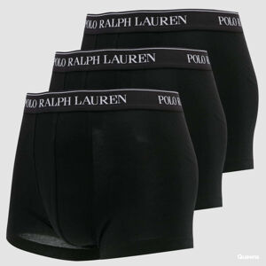 Polo Ralph Lauren 3-Pack Stretch Cotton Classic Trunks černé