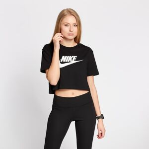 Nike NSW Essential Women's Cropped Logo T-Shirt Black/ White