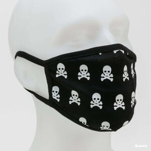 Urban Classics Skull Face Mask 2-Pack Black