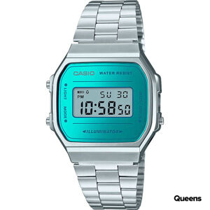 Casio A 168WEM-2EF Silver/ Turquoise