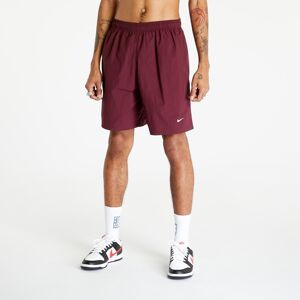 Nike Solo Swoosh Woven Shorts Night Maroon/ White
