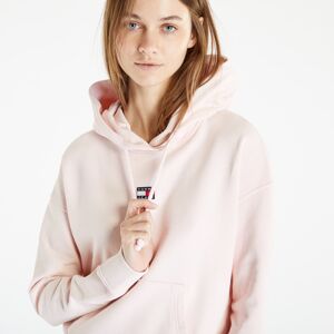 TOMMY JEANS Badge Hoodie Faint Pink