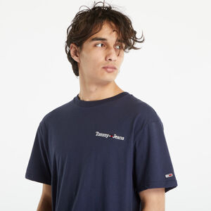 TOMMY JEANS Classic Linear Short Sleeve T-Shirt Twilight Navy