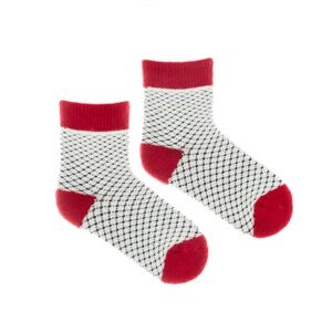 Detské vlnené ponožky merino Vlnáč červený