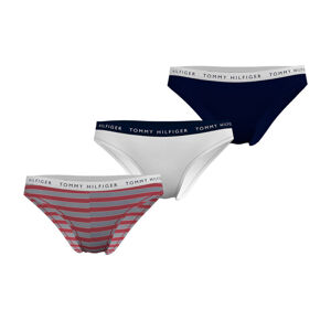 Tommy Hilfiger Essentials Bikini 3 Pack Vary Stripe/ White/ Desert Sky