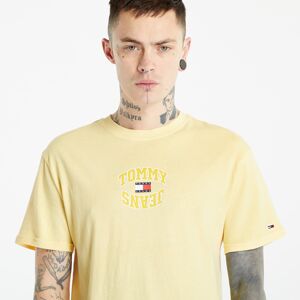 TOMMY JEANS Mirror Logo Classic Fit T-Shirt Lemon Zest
