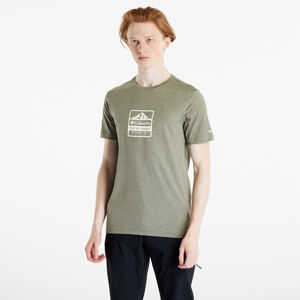 Columbia Tech Trail™ Front Graphic Short Sleeve Tee Stone Green Heather