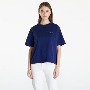 Queens Women's Essential T-Shirt With Contrast Print Navy