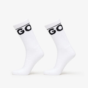 Hugo Boss Qs Rib Iconic Socks Cc 2-Pack White