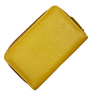 Žltá kožená peňaženka WB009 Gialla