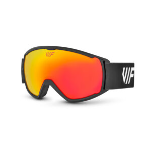 Lyžiarske a snowboardové okuliare pre deti VIF SKI & SNB Kids Black x Fire Red