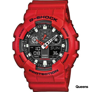 Casio G-Shock GA 100B-4AER červené