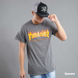 Thrasher Flame Logo Dark Grey