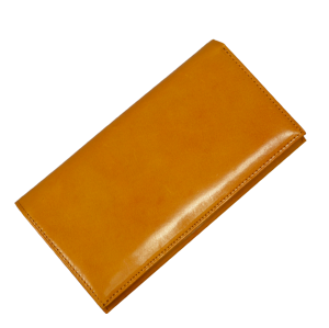Žltá kožená peňaženka