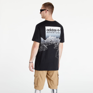 Pánske tričko adidas Originals Adventure Mountain Back T-Shirt Black