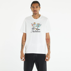 Tričko s krátkym rukávom adidas Originals Graphic Short Sleeve Tee White