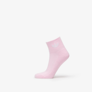 Ponožky adidas Originals Mid Ankle Sock 3-Pack White/ Blilil/ Clear Pink