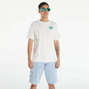 Tričko s krátkym rukávom adidas Originals Trefoil Leaves T-shirt krémové