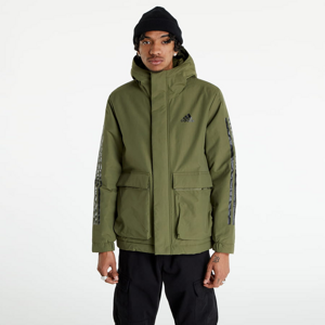Pánska zimná bunda adidas Performance Utilitas 3-Stripes Hooded Jacket Green