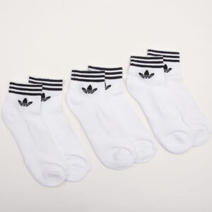 Ponožky adidas Originals Trefoil Ankle Socks HC 3Pack biele / čierne