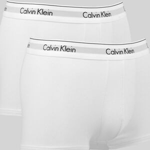 Calvin Klein 2 Pack Trunks Modern Cotton Stretch biele