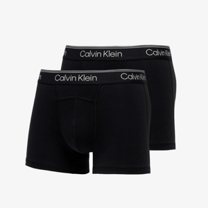 Calvin Klein Athletic Cotton Trunk 2 Pack Black/ Black