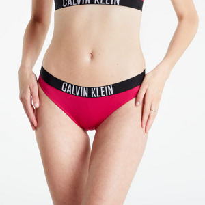 Plavky Calvin Klein Classic Bikini Bottom Intense Power tmavočervené