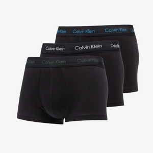 Calvin Klein Cotton Stretch Low Rise Trunk 3-Pack Grey Element/ Grey H/ Tapestry Teal