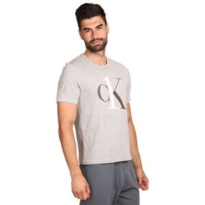 Tričko s krátkym rukávom Calvin Klein Crew Neck T-Shirt Grey