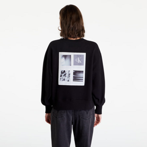 Dámska mikina CALVIN KLEIN JEANS Oversized Sweatshirt  Fotoprint black/ relaxed