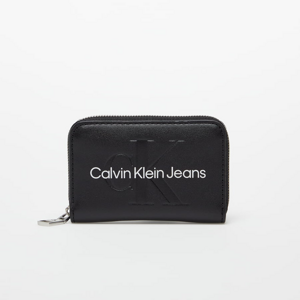 Peňaženka CALVIN KLEIN JEANS Sculpted Medium Zip Around Wallet black/ relaxed