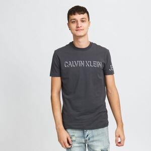 Tričko s krátkym rukávom CALVIN KLEIN JEANS Shadow Logo Tee tmavošedé