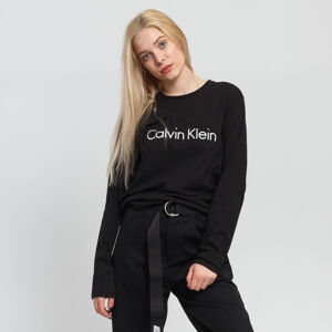 Dámske tričko s dlhým rukávom Calvin Klein LS Crew Neck čierne