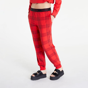 Dámske nohavice Calvin Klein Mc Holiday Lw Rf Jogger Červené