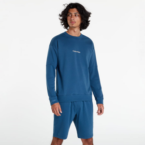 Mikina Calvin Klein Structure Lounge Sweatshirt LS marine blue/ relaxed