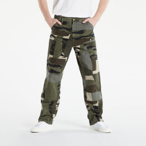 Cargo Pants Carhartt WIP Double Knees Pant Camo Mend Stone Washed