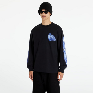 Tričko s krátkym rukávom Carhartt WIP Long Sleeve Babybrush Grin T-Shirt Black