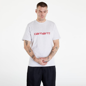 Tričko s krátkym rukávom Carhartt WIP S/S Script T-Shirt Grey