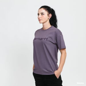 Dámske tričko Carhartt WIP W' SS Script T-shirt tmavofialové