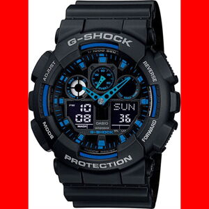 Hodinky Casio G-Shock GA 100-1A2ER čierne / modré