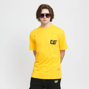 Tričko s krátkym rukávom CATERPILLAR Cat Small Logo Tee žlté