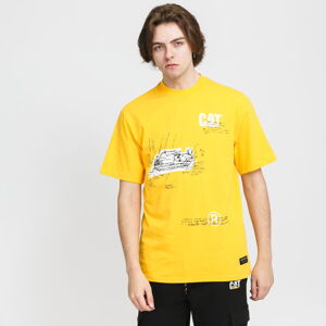 Tričko s krátkym rukávom CATERPILLAR Fashion Tee 3 žlté